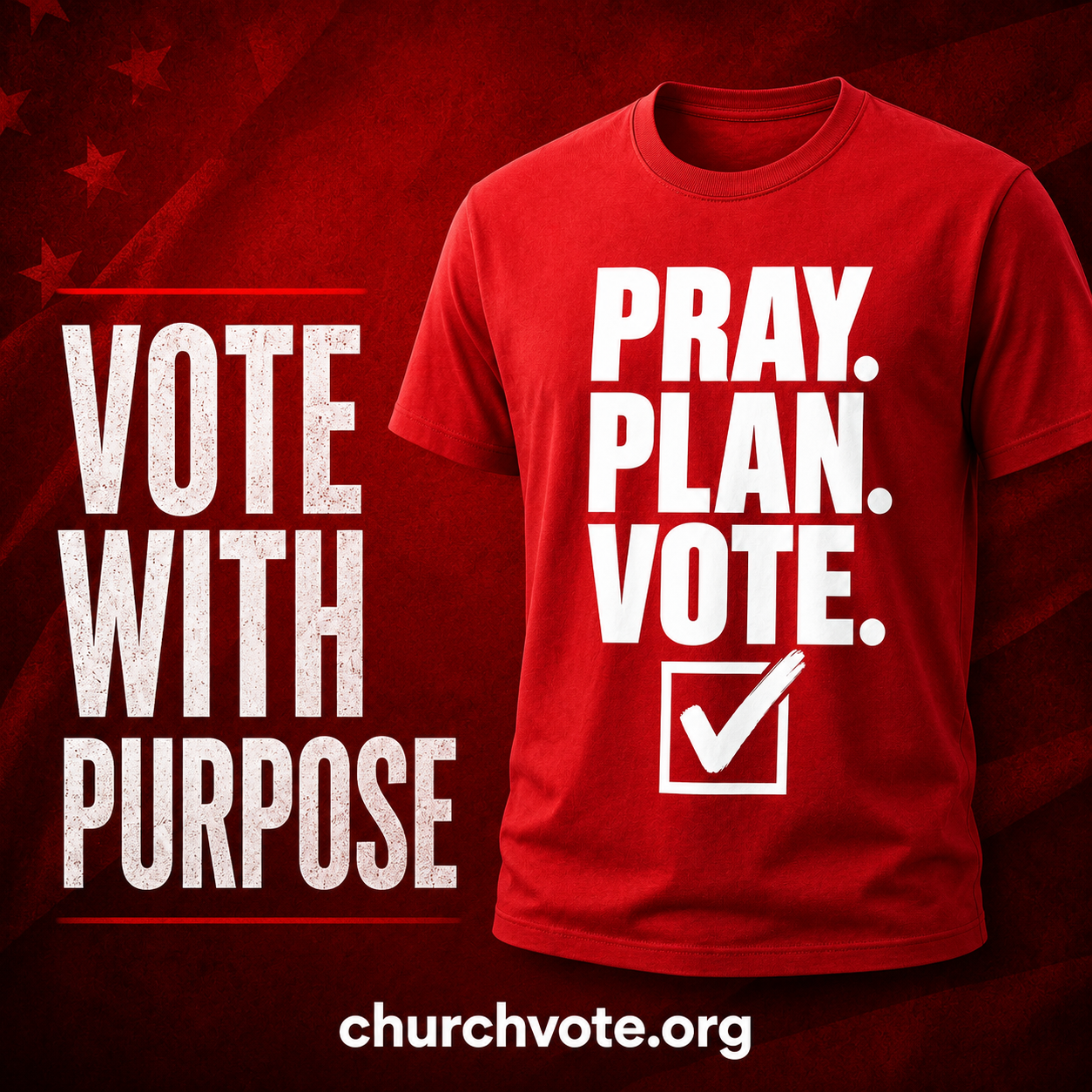 Vote With Purpose ChurchVote social graphic